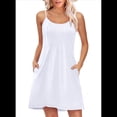 thumbnail image 2 of Vestidos de Verano para Mujer, con Tirantes Finos Ajustables, para Vacaciones en la Playa, Informales, Bonitos, con Bolsillos XL, 2 of 9