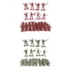 thumbnail image 1 of 200 piezas hombres de acción personaje pose accesorios modelo conjuntos DIY Playset accesorio colecciona Hugo Figuras de soldados de 100 piezas, 1 of 7