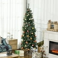 thumbnail image 2 of HOMCOM 6' Artificial Christmas Tree with Snow-Dipped, Auto Open, 2 of 10