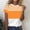 Orange, variant on Womens Tops Pullover Striped Summer Shirts Short Sleeve Trendy Round Neck Tunic Blouses for Women