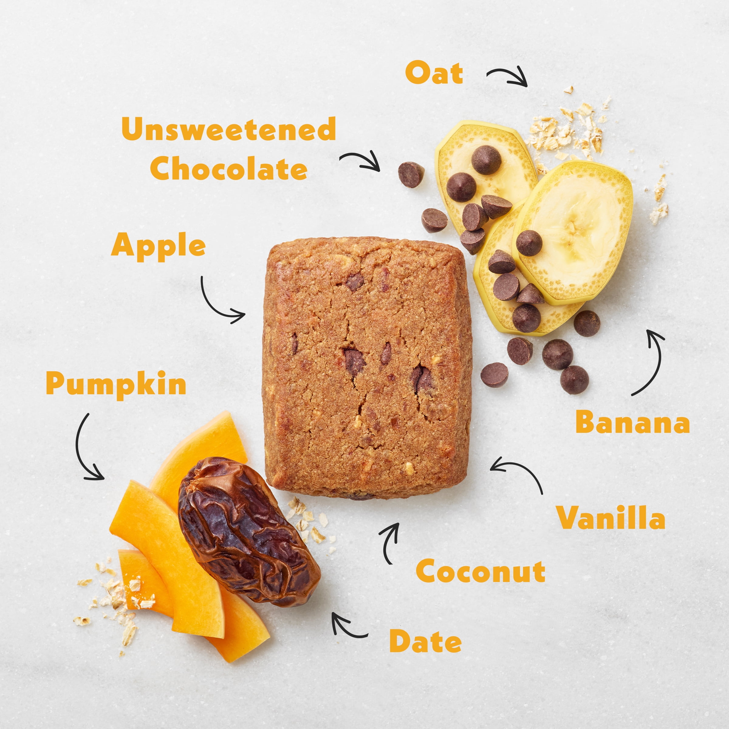 Once Upon a Farm Organic Soft Baked Kids' Snack Bars, Banana Chocolate Chip, 8ct