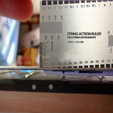 2 Guitar Notched Radius Gauge Fingerboard Measuring Tool Ruler