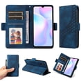 thumbnail image 1 of Funda GANGXUN para Xiaomi Redmi 9A con diseño acolchado elegante, cuero PU, protección total y ajuste preciso, 1 of 5