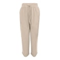 thumbnail image 4 of Womens Stretch Work Pants for Office, High Rise Straight Leg Trousers with Pockets, Wrinkle-Free Business Casual Bottom for Women, 4 of 6