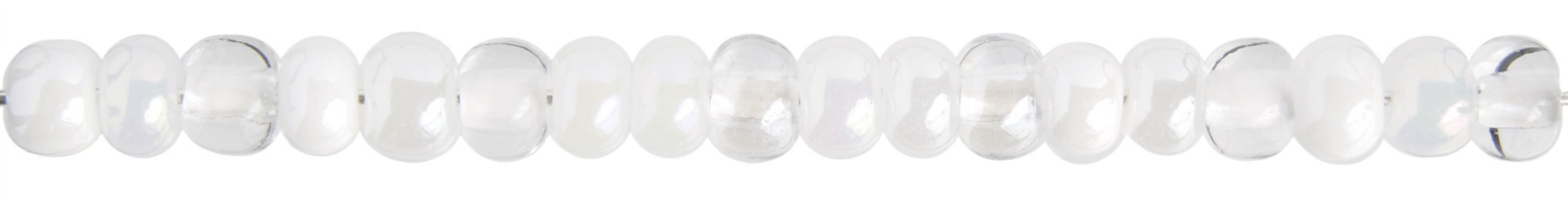 John Bead Czech Pony Beads 2/0 White Mix Bead for Jewelry Making Crafts, 500g