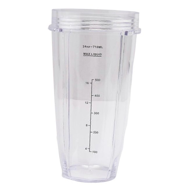 24Oz Cups with To-Go Lids, 7 Fins Extractor Blade, for Nutri Ninja Auto IQ BN801 SS101 BL480-30 BL64