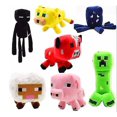 thumbnail image 1 of Ensemble de Poupées en Peluche Minecraft, Cadeau, 1 of 1