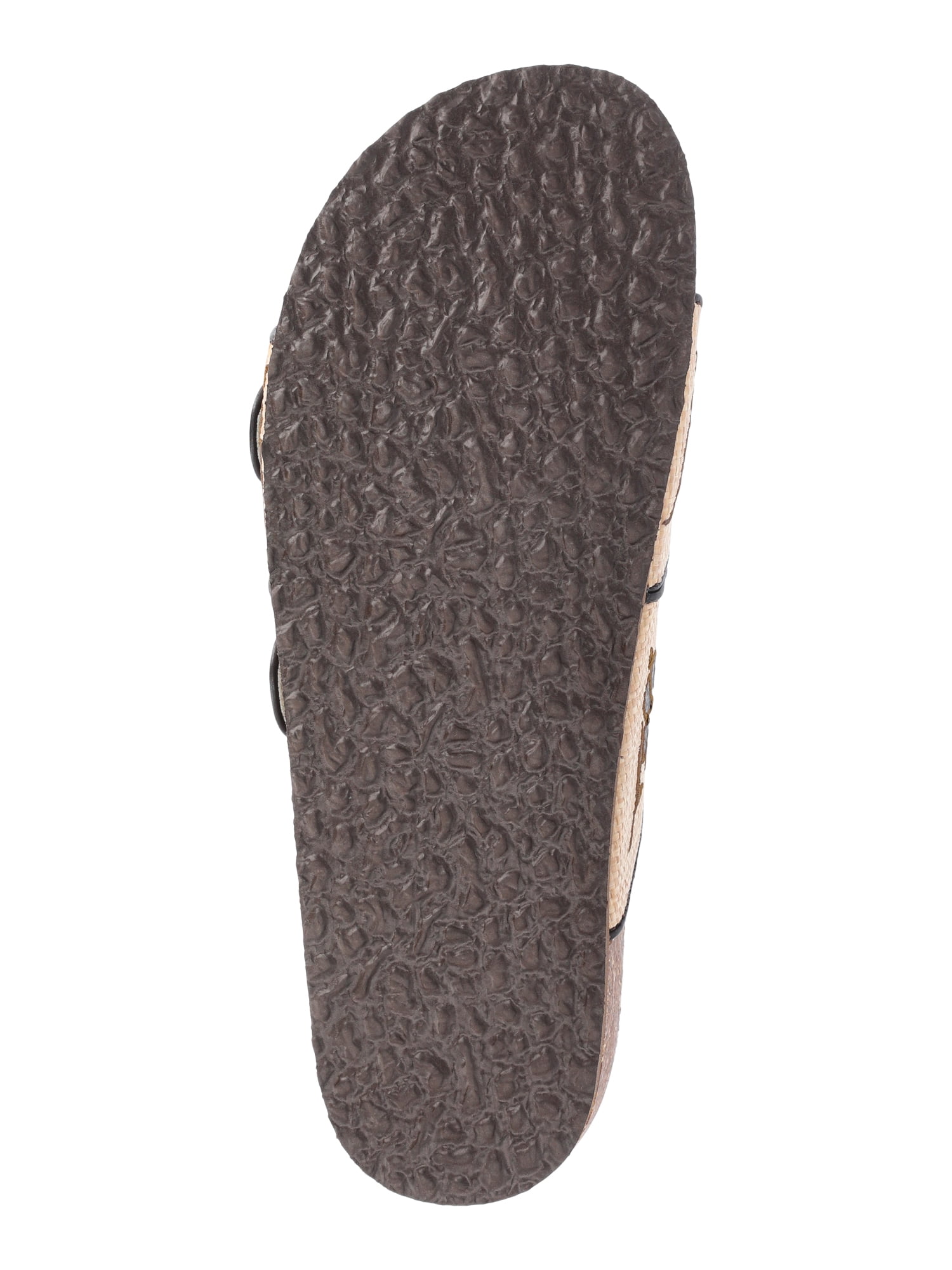 Time and Tru Women's Footbed Slide Sandals (Wide Width Available)