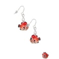thumbnail image 3 of Delight Jewelry Resin Orange Fish Silver tone Infinity French Earrings, 3 of 4