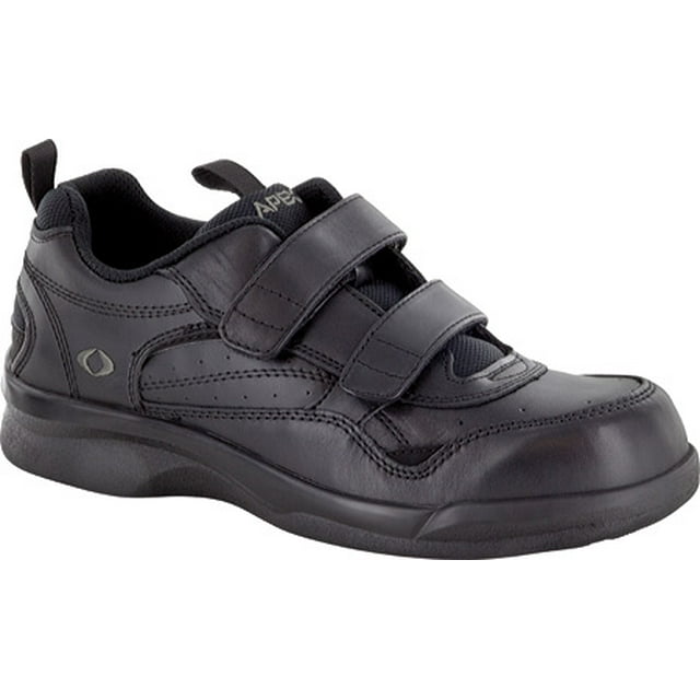 Men's Apex Ambulator 2 Strap Active Walker Black Leather 9 M - Walmart.com