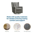 thumbnail image 5 of Baby Relax Mikayla 4-in-1 Nursery Swivel Glider Rocker Recliner, 5 of 7