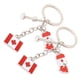 thumbnail image 3 of FELTECHELECTR 2 llaveros con la bandera de Canadá, llavero patriótico, bolso, colgante, recuerdo de fiesta, 3 of 7