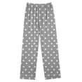 thumbnail image 7 of Caywon Women's Valentine's Day Printed Pajama Set with Pockets, 1 Top + 1 Pants Long Sleeve Collared Homewear Set Casual Comfortable Sleepwear Outfit, 7 of 7