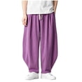 thumbnail image 3 of AnuYalue Sweatpants for Men Casual Loose Workout Pants Big and Tall Breathable Trousers Elastic Waist Solid Jogger Pants, 3 of 9