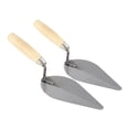 thumbnail image 2 of Zorion 2 Pieces Concrete Trowel Masonry Hand Tool Equipped with Solid Carbon Steel Blade and Non Slip Handle for Tile Setting Cement Application Bricklaying Suitable for Garden Workshop 2505T175, 2 of 9