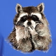 thumbnail image 3 of CafePress - Cute Humorous Watercolor Raccoon Blowing A Kiss T - Men's Classic Graphic Cotton T-Shirt, 3 of 4