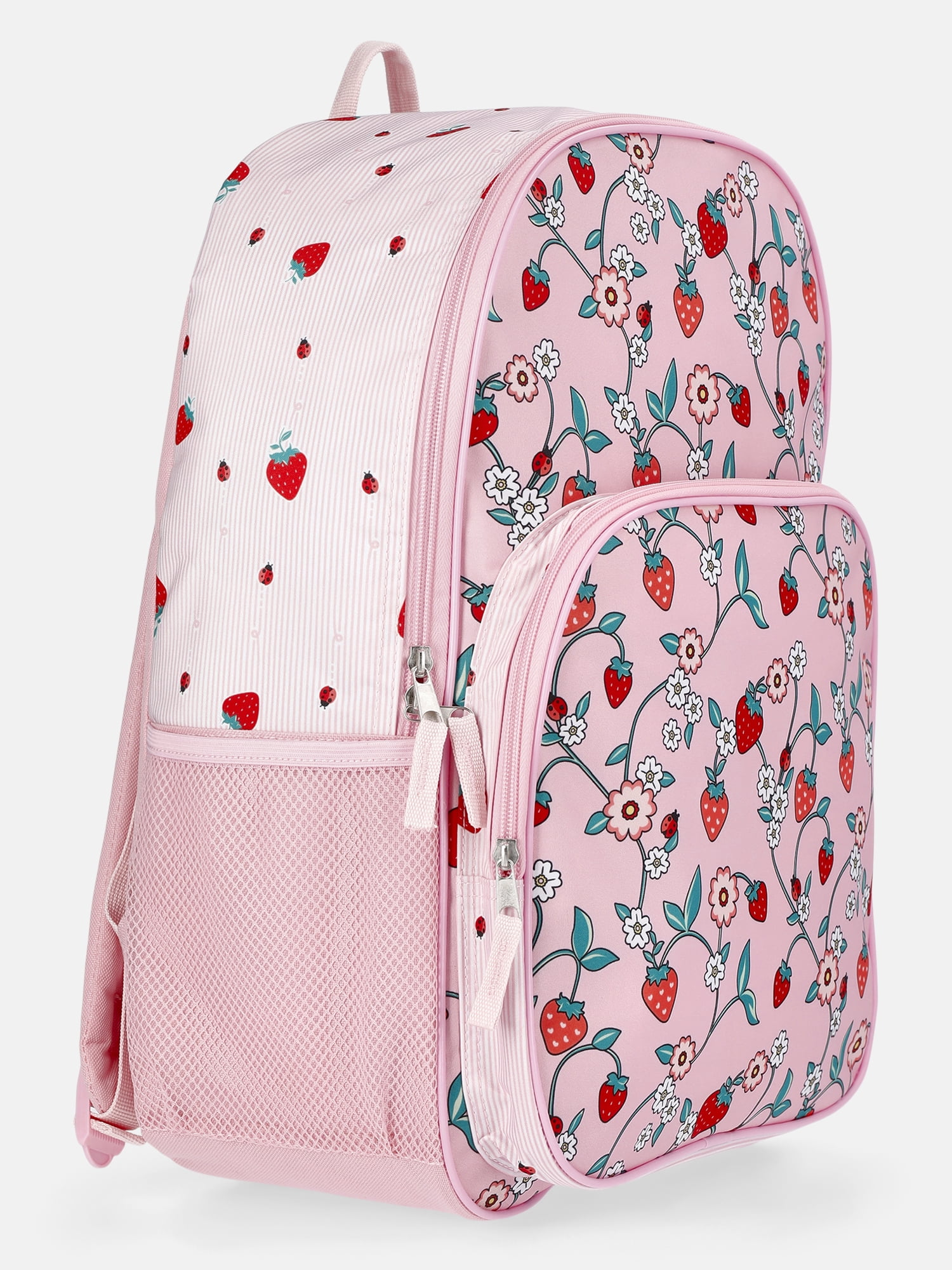 Wonder Nation Kids' 17" Berry Patch Backpack, Pink