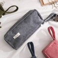 thumbnail image 4 of Bolsa de lápices de pana de gran capacidad, bolsa de almacenamiento de pluma estilográfica, caja de papelería multifuncional, suministros escolares para niños, 4 of 4