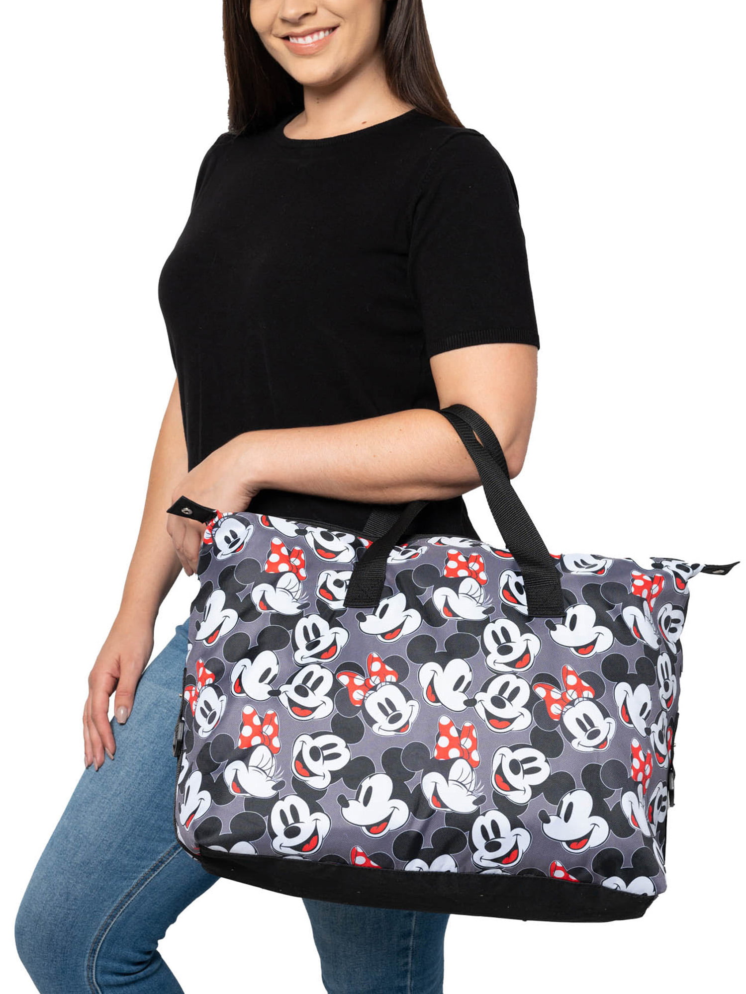 2023New Disney Mickey Fashion Suitcase Travel Tote Bag Men's and
