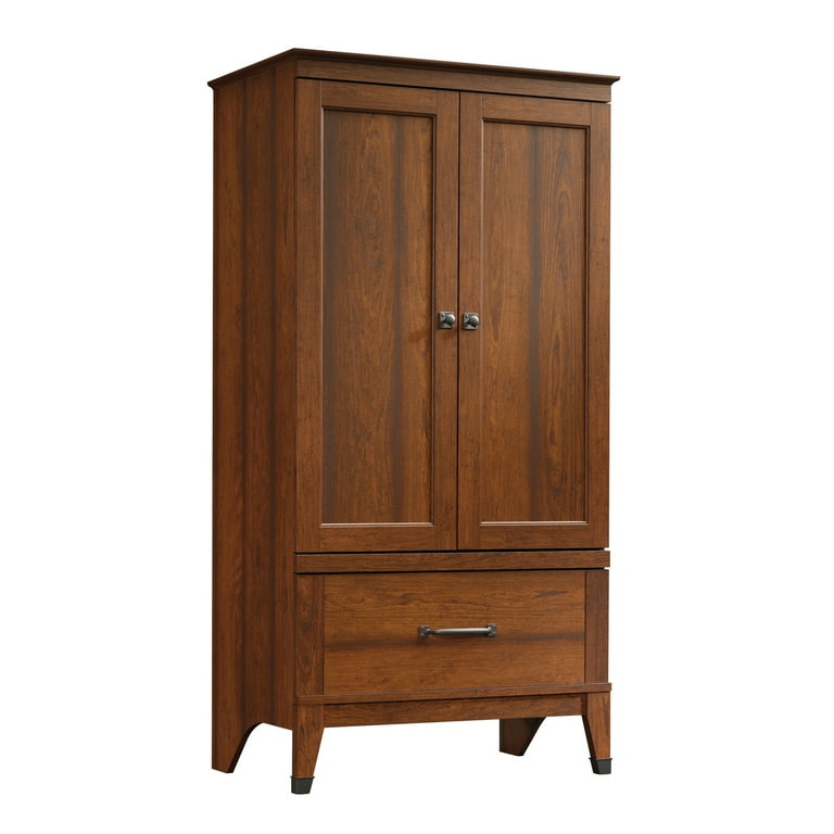 Sauder Carson Forge Armoire Washington Cherry Finish