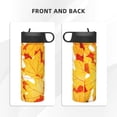 thumbnail image 3 of Sikiie Autumn Maple Leaves Print 18OZ Insulated Straw Cup, Portable Leak-proof Sports Water Bottle, Stainless Steel Water Cup Suitable for Home and Outdoor, 3 of 8