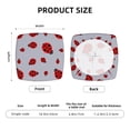 thumbnail image 6 of Fotbe Ladybug Velvet Stretch Couch Cushion Cover Plush Cushion Slipcover for Chair Cushion Furniture Protector Seat Cushion Sofa Cover-16.9in, 6 of 9