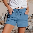 thumbnail image 4 of Pantalons Décontractés pour Femmes, Taille Haute, Shorts de Sport Amples, Mode Décontractée, 4 of 6