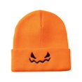 thumbnail image 2 of Lroveb Halloween Hats for Women and Men Unisex Knitted Hat Pumpkin Embroidery Funny Wool Pullover Beanie Hat, 2 of 6