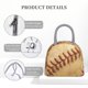 thumbnail image 4 of Easygdp Vintage Baseball Bolsa de Almuerzo Insulada Grande, Forro de Aluminio, Diseño Espacioso, a Prueba de Fugas, Ideal para Trabajo, Picnics, Viajes y Actividades al Aire Libre, 4 of 6