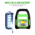 thumbnail image 1 of Lámpara Linterna de mano Solar LED COB de 1 piezas con Mango Ehuebsd antideslizante luces de emergencia impermeables recargables por USB Banco de energía para acampar, 1 of 5