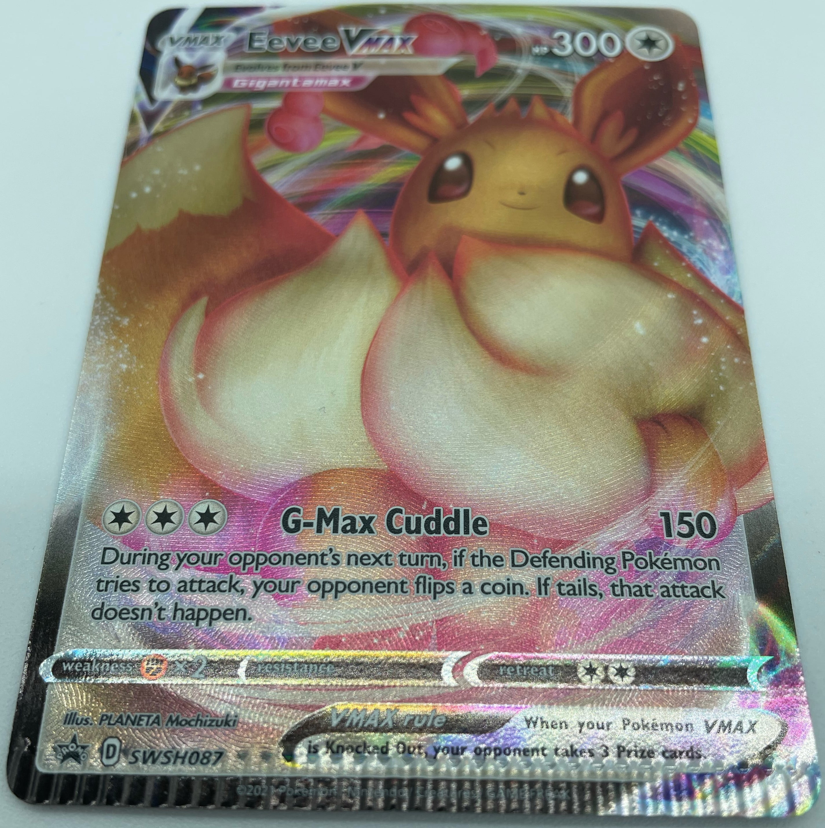 Pokemon Sword & Shield Eevee VMAX Single Promo Card (Crimped Bottom) -  Walmart.com