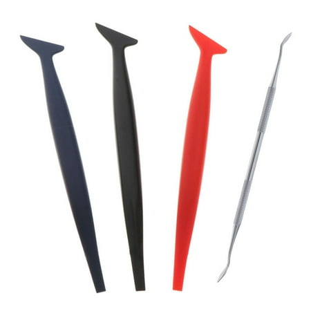 5x Car Stickers Corner Scraper For Vehicle Vinyl Wrap Tools Micro Squeegee