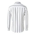 thumbnail image 3 of PEASKJP Dress Shirts Long Sleeve Button Down Shirts Casual Formal Plain Dress Shirts Cowboy Shirts White XL, 3 of 3