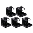 thumbnail image 1 of 5x Soporte De Botella De NEGRO Ajustable Con Fijaciones Para Camión De Automóvil Marino DYNWAVEMX sostenedor plegable de la bebida del barco del coche, 1 of 8