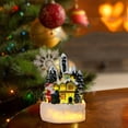 thumbnail image 6 of yotijay Christmas Figurine Village House Statue Collection Crafts Artwork Decoration for Green House, 6 of 9