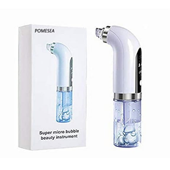 AMERTEER Electric Small Bubble Black Head Remover Suctioner Vacuum USB Rechargeable, Water Cycle Blackhead Extractor Tool, Micro Bubble Face Pore Cleanser