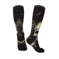 thumbnail image 5 of Lsque Gothic Winged Skull Printed Crew Socks Men's Women's LightWeight Thin Casual Calf Socks ,Knee High Socks,Cotton Socks, 5 of 9