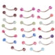 thumbnail image 5 of Piercings para labios, anillos para cejas, piercings corporales para lengua, cejas, labios y nariz. Estilo 1, 5 of 8