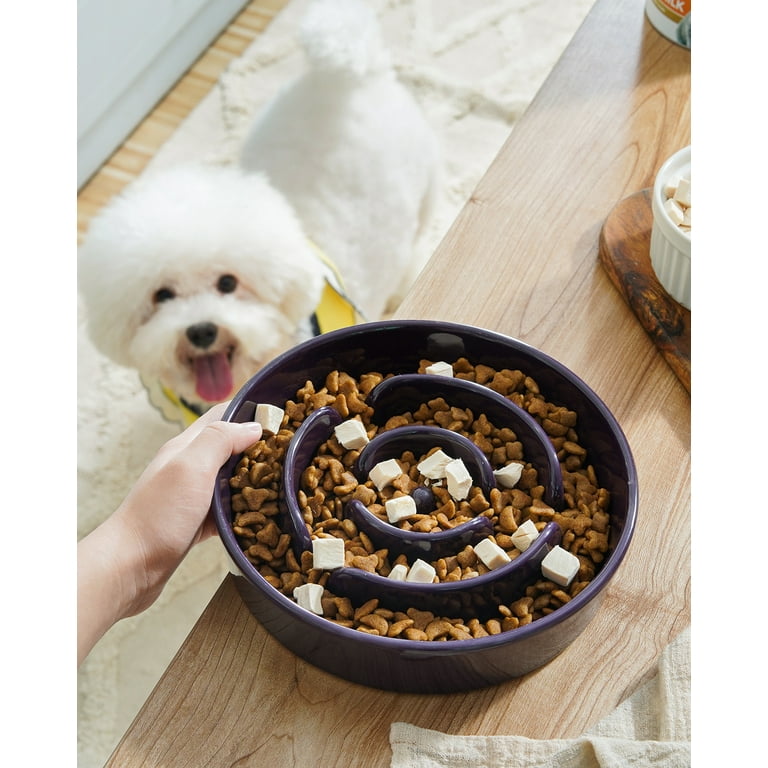 Slow Feeder Dog Bowls Dog Slow Feeder Bowl Anti-slip And Anti-Gulping Maze  Dog Food Bowl Slows Down Eating For Small And Large - AliExpress