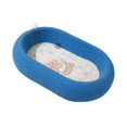thumbnail image 2 of Bunblic Cat Scratcher Pad Creative Scratch Play Resting Stylish Cat Scratching Board Dark Blue, 2 of 8