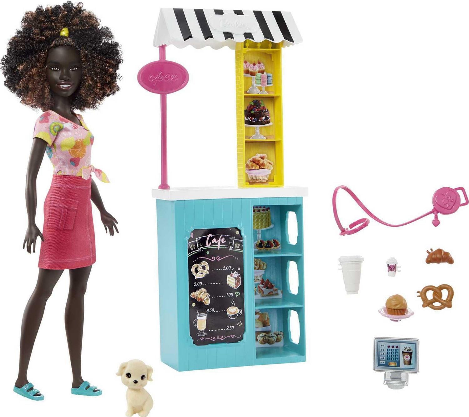Barbie Life in the City Café Playset with Barbie Doll