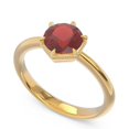 thumbnail image 2 of 2.00 Carat Wonderful Round Cut Garnet Gemstone Solitaire Wedding Ring for her 18K Red Gold Size 6.5 by Diamond-Capitals, 2 of 8