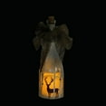 thumbnail image 2 of 10" LED Flameless Pillar Candle in a Clear Glass Bottle Lantern with Deer Accents, 2 of 4