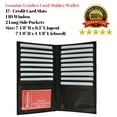 thumbnail image 3 of New Genuine Leather Bifold Credit Card ID Holder 1529 CF (C), 3 of 20