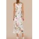 thumbnail image 4 of Vestido Maxi de Satén sin Mangas con Cuello Simulado para Mujer PRETTYGARDEN Talla S, 4 of 5
