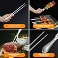 thumbnail image 6 of 1PC Stainless Steel Carving Fork,BBQ Meat Fork with Ergonomic Handle,Ideal for Roasting Turkey,Dinner Parties,and Dishwasher Safe,11", 6 of 10