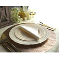 thumbnail image 6 of " OCCASIONS " 240 Plates Pack, Extra Heavyweight Vintage Wedding Party Disposable Plastic Plates (8.25'' Appetizer / dessert plate, Chateau Ivory), 6 of 9