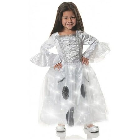 Girl's Light Up Bootiful Ghost Costume