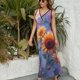 thumbnail image 3 of Sunflower Vestido Sin Mangas Para Mujer, Traje De, Ropa De Cumpleaños, Verano, 3 of 5