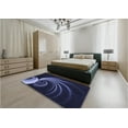 thumbnail image 4 of Ahgly Company Indoor Rectangle Patterned Night Blue Area Rugs, 7' x 9', 4 of 6